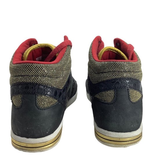 CONVERSE Lady Weapon Basketball Sneakers Women 6 Black Leather Style #514517 - Picture 4 of 6